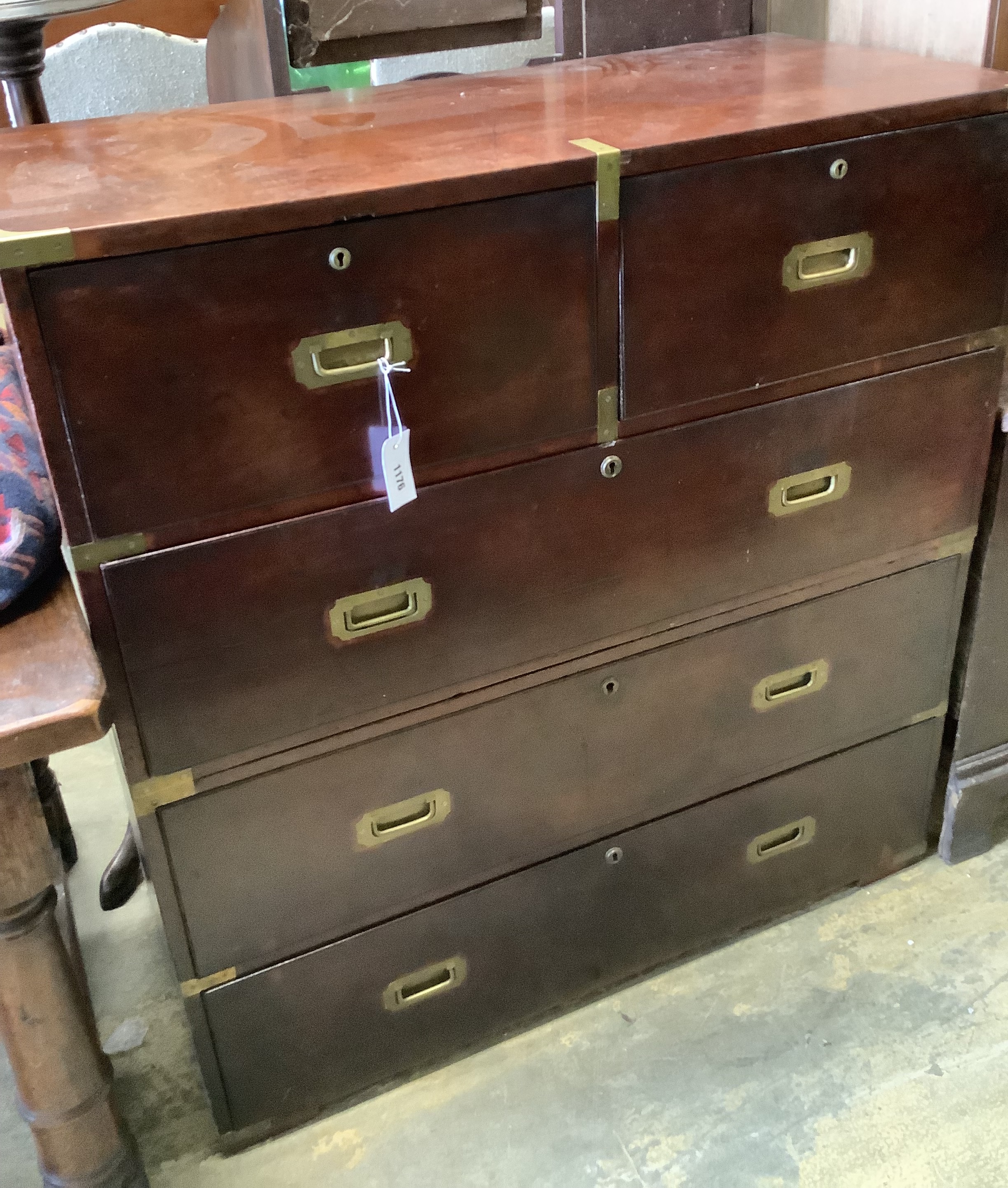 A 19th century military chest